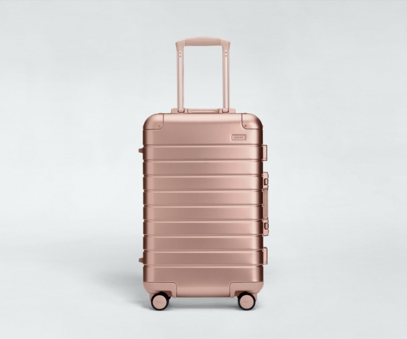 Away Bigger Carry-On: Aluminum Edition Koffer Rosa Gold | QZ44SUw6Ob3