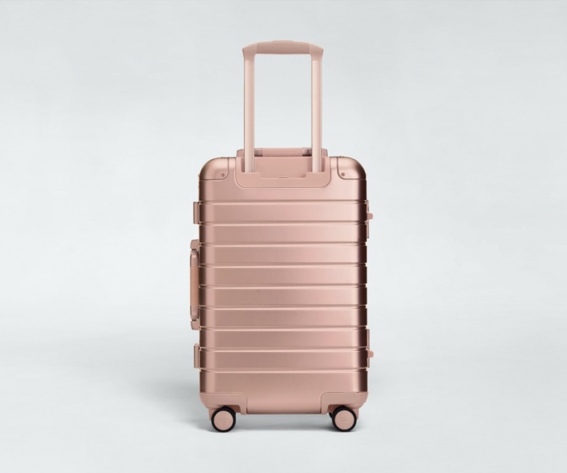 Away Bigger Carry-On: Aluminum Edition Koffer Rosa Gold | QZ44SUw6Ob3