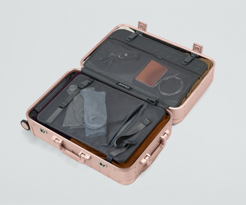 Away Bigger Carry-On: Aluminum Edition Koffer Rosa Gold | QZ44SUw6Ob3