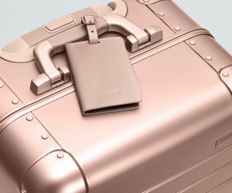Away Bigger Carry-On: Aluminum Edition Koffer Rosa Gold | QZ44SUw6Ob3