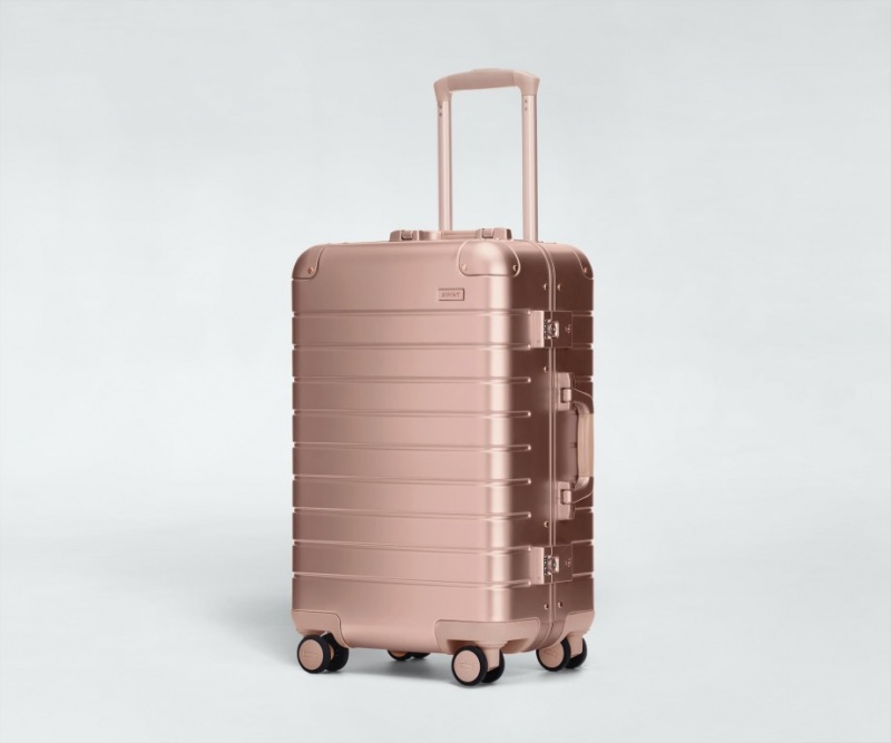 Away Bigger Carry-On: Aluminum Edition Koffer Rosa Gold | QZ44SUw6Ob3