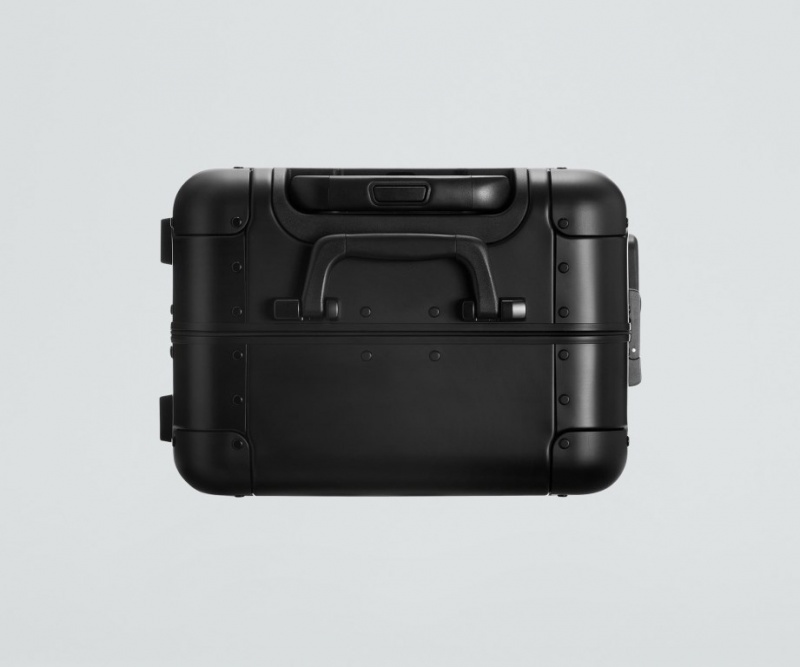 Away Bigger Carry-On: Aluminum Edition Koffer Schwarz | BNB640JeWbI