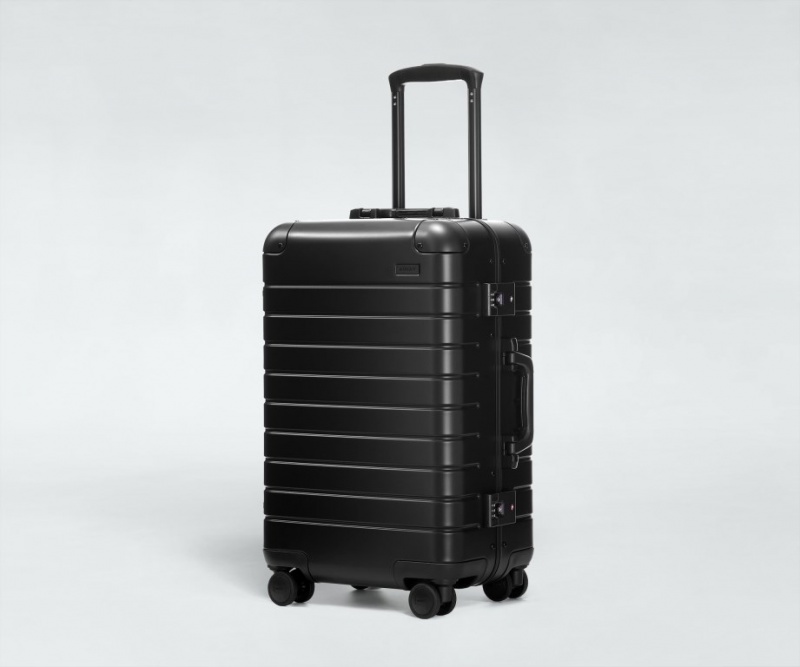 Away Bigger Carry-On: Aluminum Edition Koffer Schwarz | BNB640JeWbI