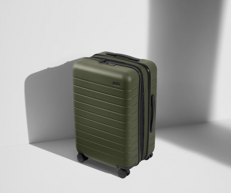 Away Bigger Carry-On Flex Koffer Olivgrün Grün | 0Xpm6ky153f