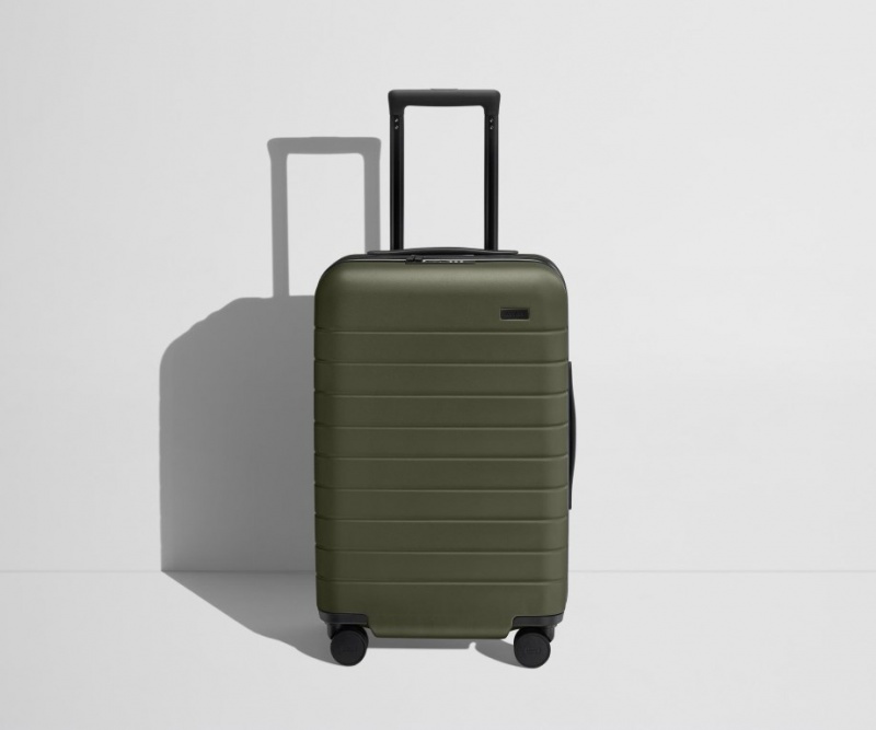 Away Carry-On Flex Koffer Olivgrün Grün | p36yfH9cqss