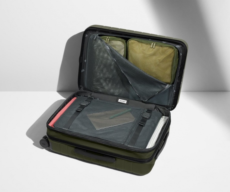 Away Carry-On Flex Koffer Olivgrün Grün | p36yfH9cqss