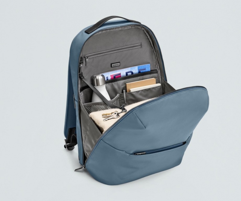 Away Everywhere Zip Rucksäcke Blau | L7uKO4VVu1A