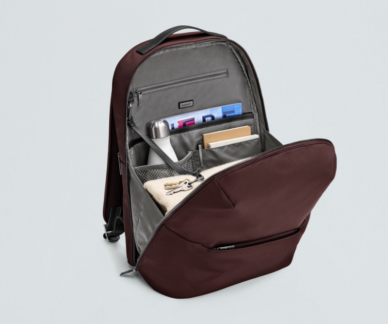 Away Everywhere Zip Rucksäcke Garnet | C9MEFDqAahq