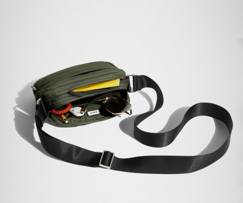 Away Gesteppt Everywhere Umhängetasche Olivgrün Grün | 7m7dXtjFuOq