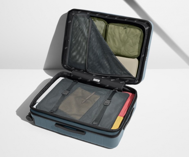 Away Medium Flex Koffer Blau | 07la75CYaAK