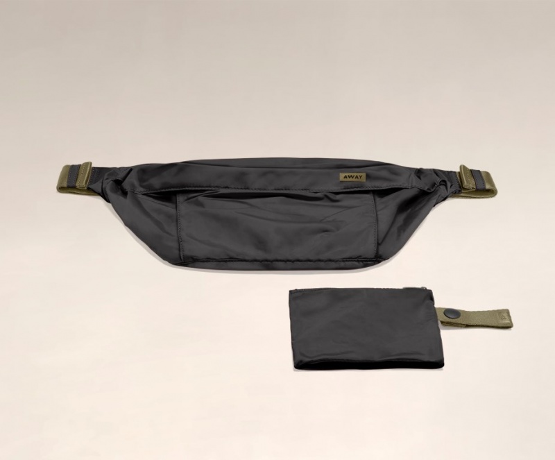 Away Packable Sling Umhängetasche Schwarz | vGXKAEWu9bT