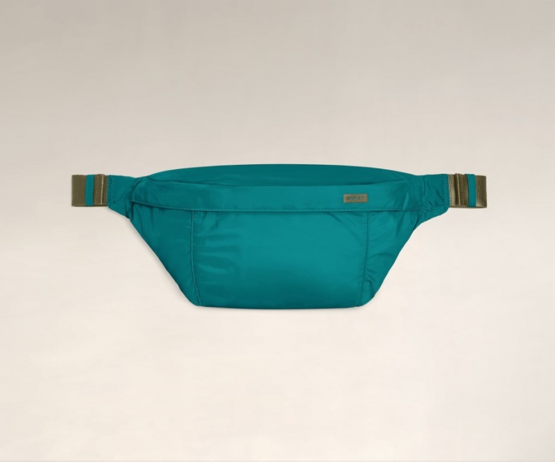 Away Packable Sling Umhängetasche Teal | OA5lF3DQpnU